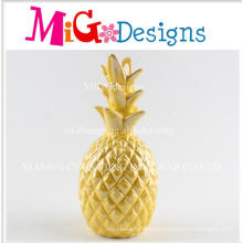 Gelbe Keramik Dekoration Schöne Geschenke Ananas Shaped Money Bank